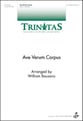 Ave Verum Corpus SATB choral sheet music cover